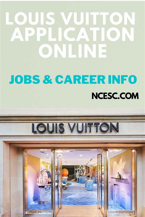 louis vuitton work from home jobs|Louis Vuitton application for employment.